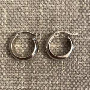 Sterling Silver Bold Hoop Earrings